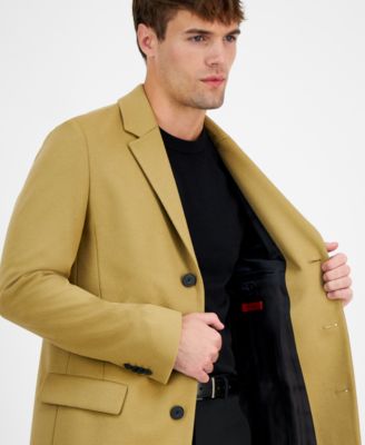 HOT Trench Coat Hugo Boss Slim Fit Coat Hugo Boss Men Slim-Fit