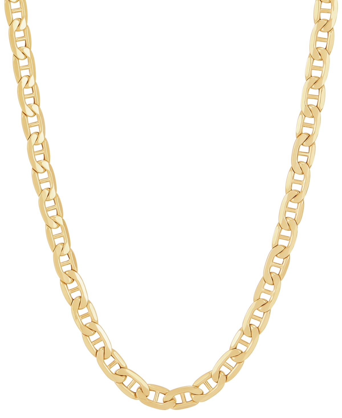 Polished Mariner Link 22" Chain Necklace (5.5mm) in 10k Gold - Yellow Gold