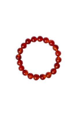 Manifest Collection | Confidence — Red Crystal Beaded Bracelet - Green