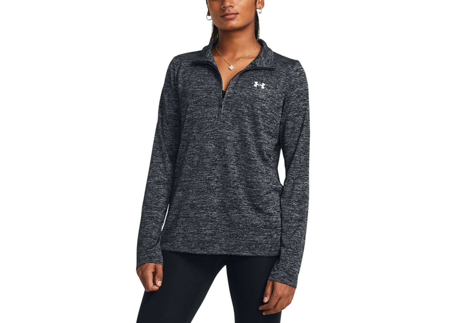 Women's Twist Tech Quarter-Zip Logo Top