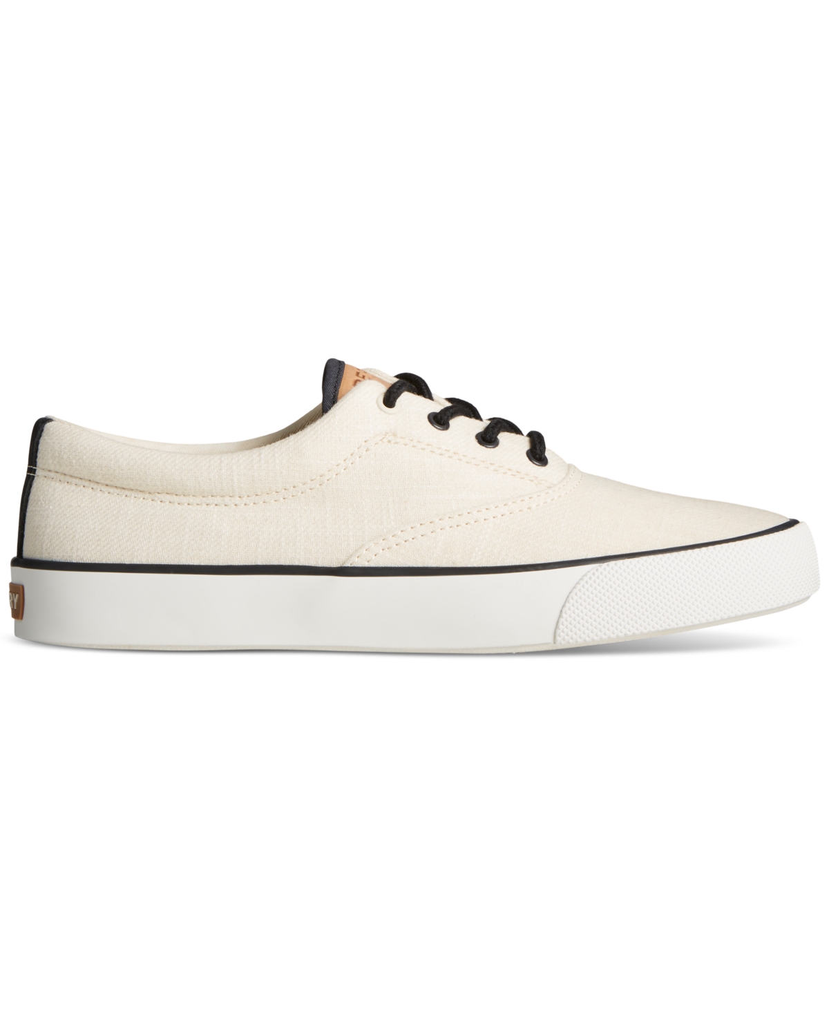 Shop Sperry Men's Seacycled Striper Ii Cvo Textured Lace-up Sneakers In White