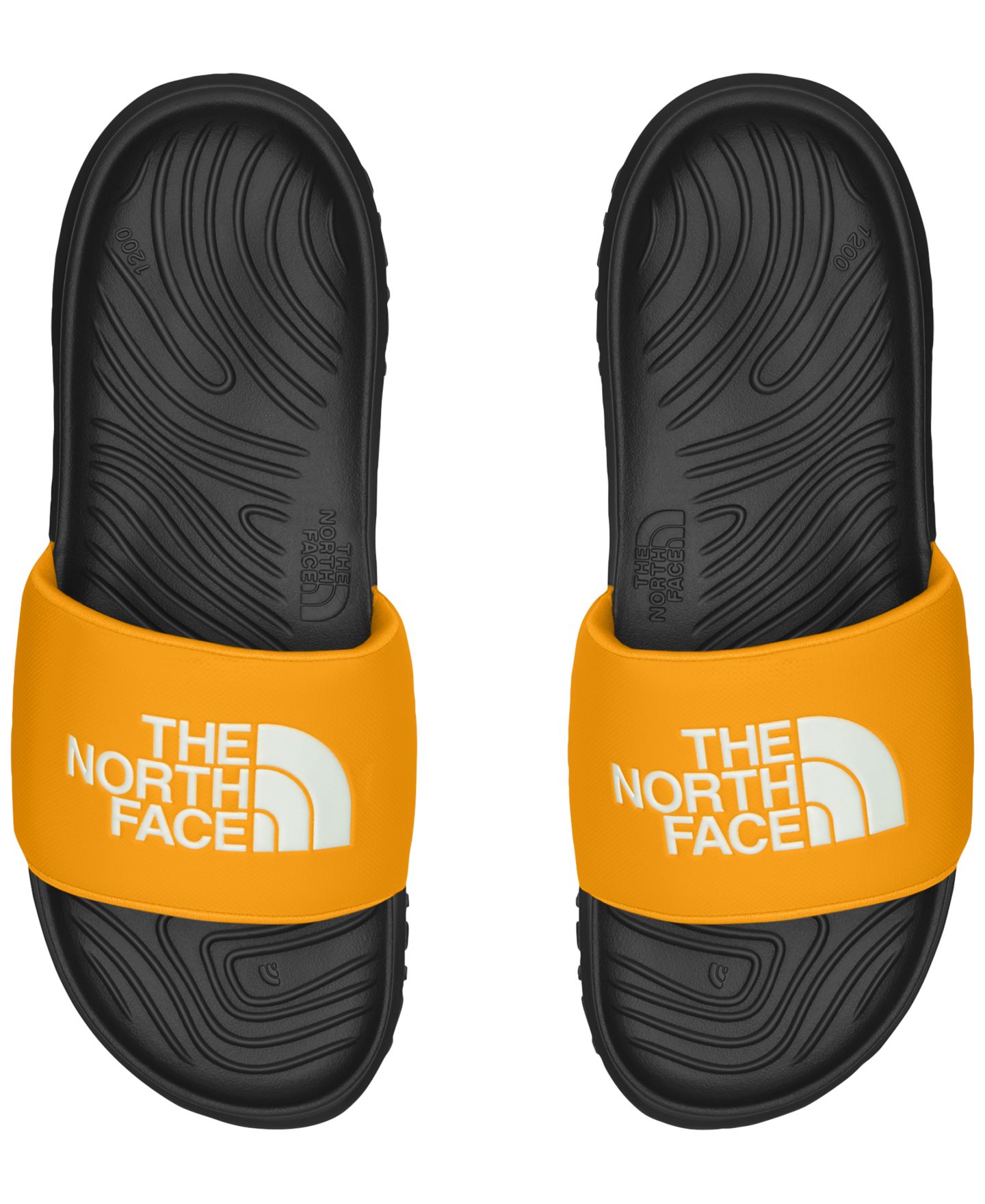 Мужские сандалии The North Face Never Stop Cush Slide, цвет: Снежный золотой / Чёрный — фото 3