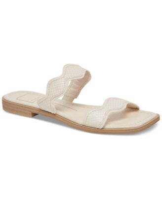 Dolce Vita Women's Ilva Wavy Double-Strap Slide Sandals - Macy's