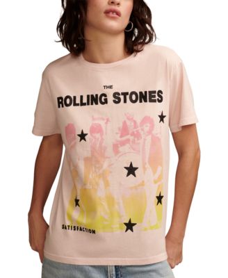 Lucky Brand - Women's Rolling Stones Satisfaction Boyfriend Cotton T-Shirt