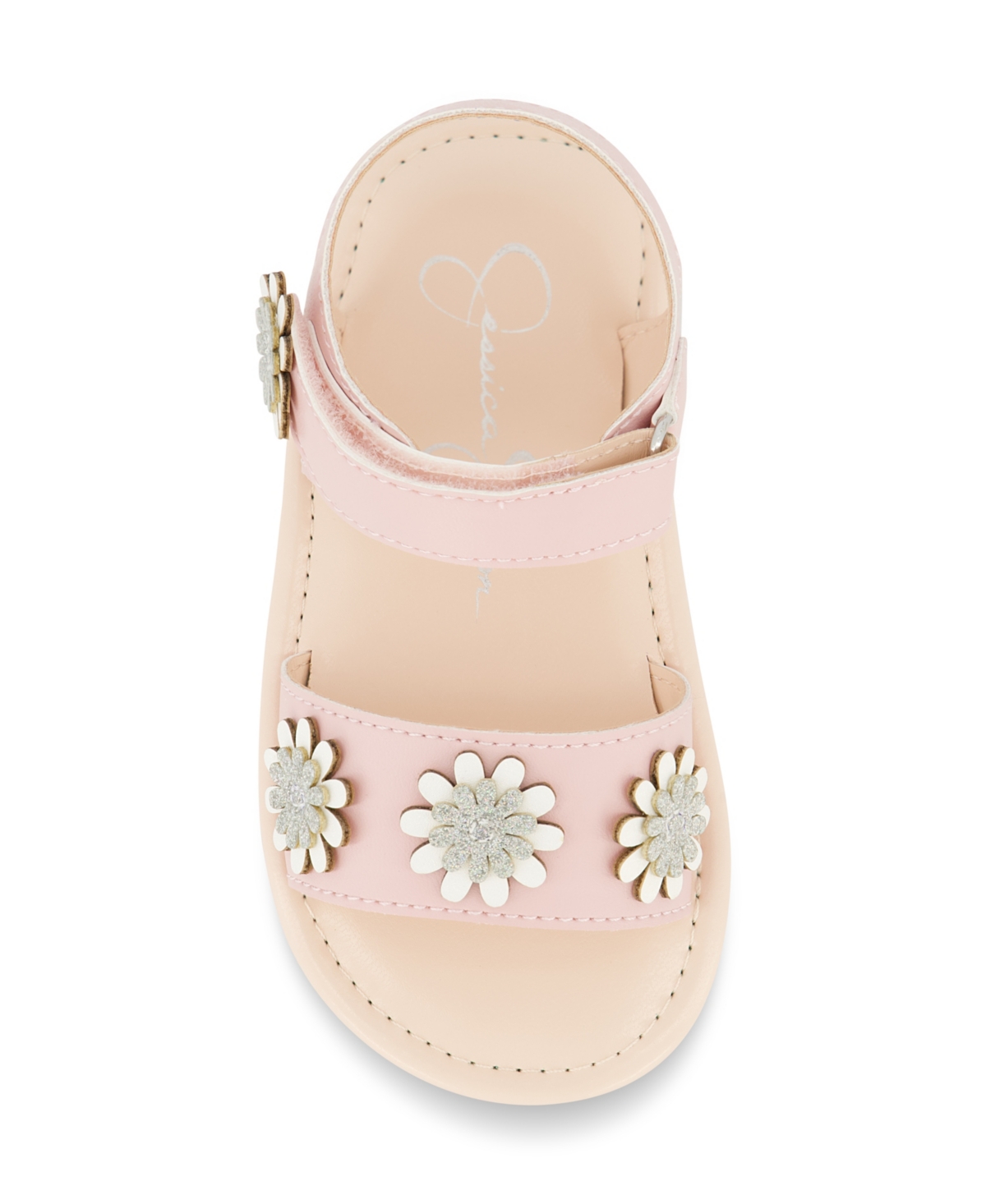 Jessica Simpson Toddler Girls Janey Flower 3D Detail Summer Sandals