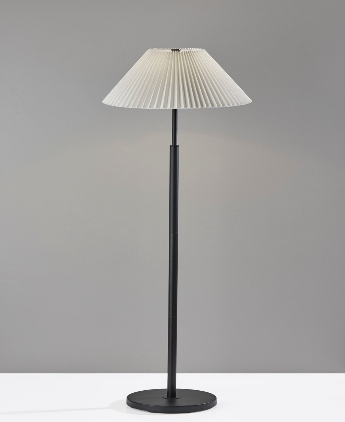 Adesso 60.75" Jeremy Floor Lamp In Black