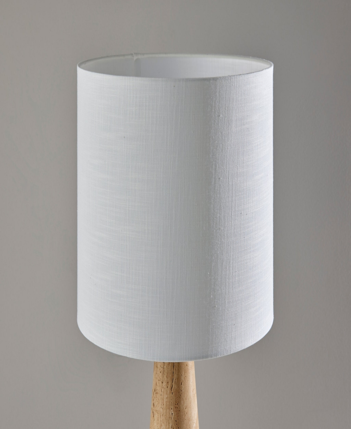 Adesso 25.5" Travis Tall Table Lamp In Travertine Stone