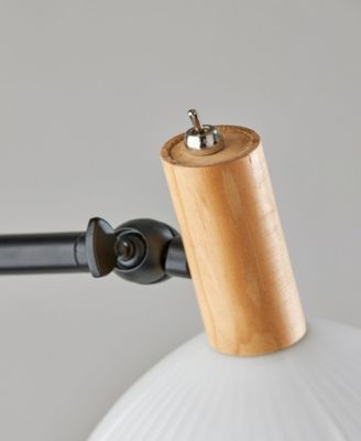 60" Wood Peyton Floor Lamp