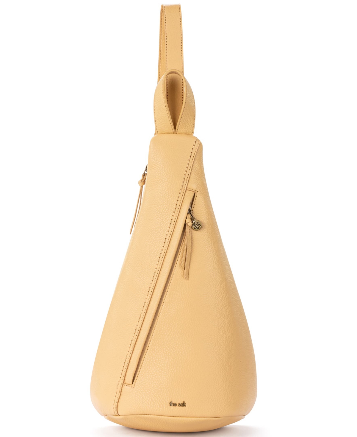 Shop The Sak Geo Leather Sling Backpack In Buttercup