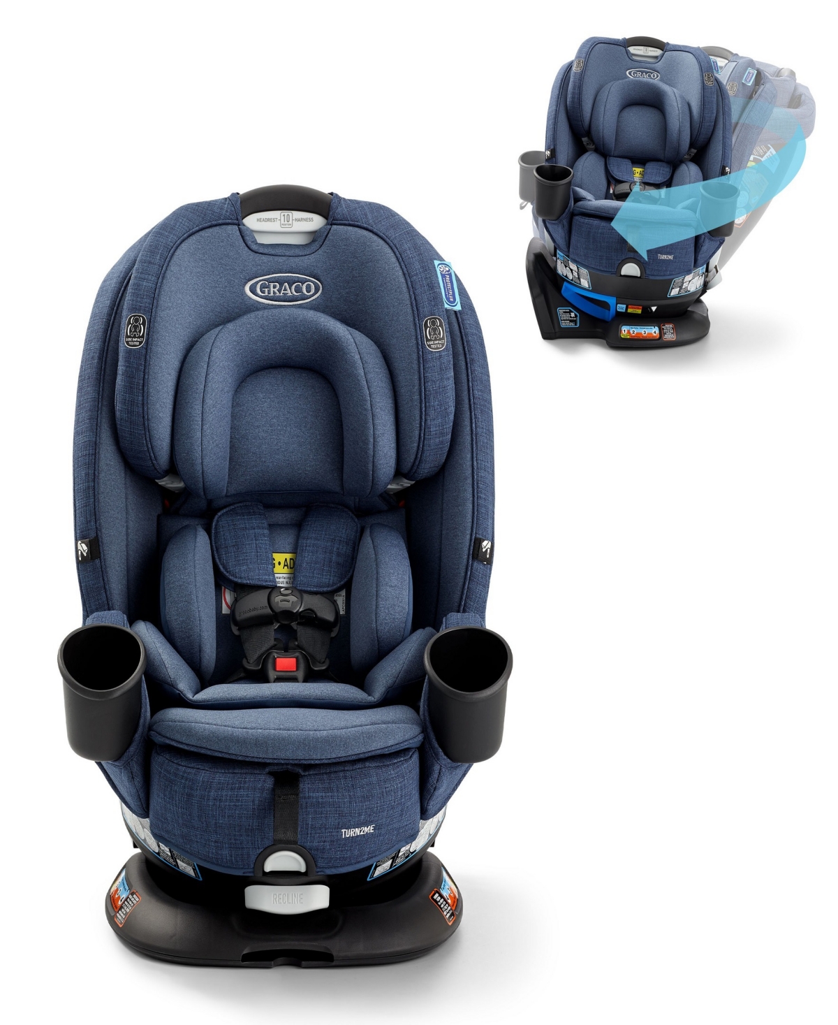 Shop Graco Turn2m 3-in-1 Car Seat In Blue