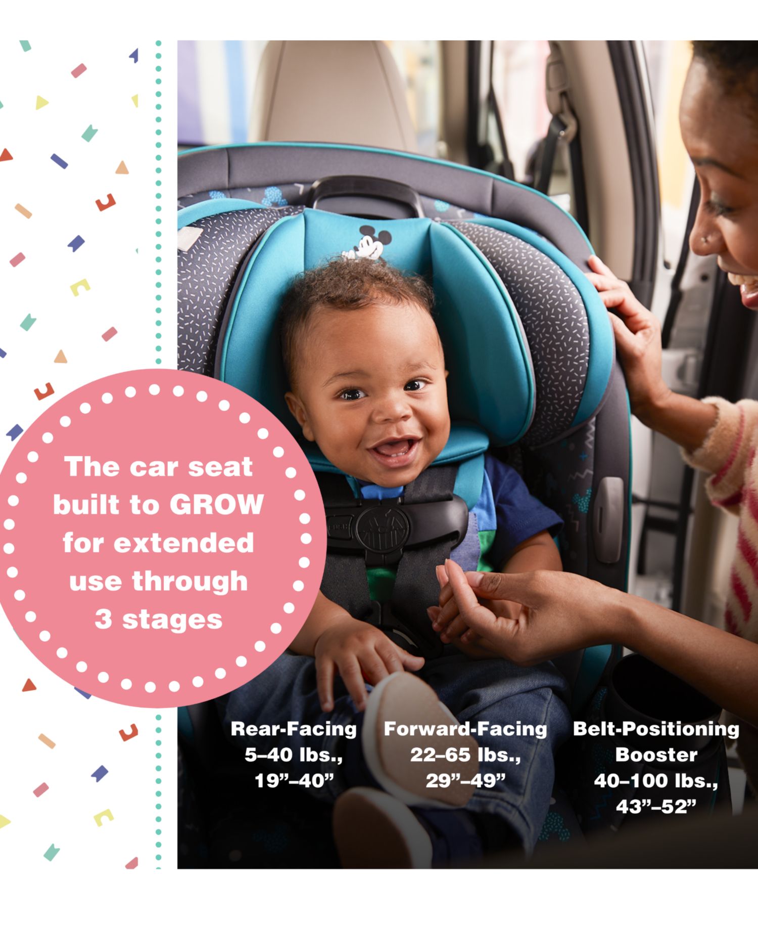 Baby® Grow and Go™ All in One Convertible Car Seat