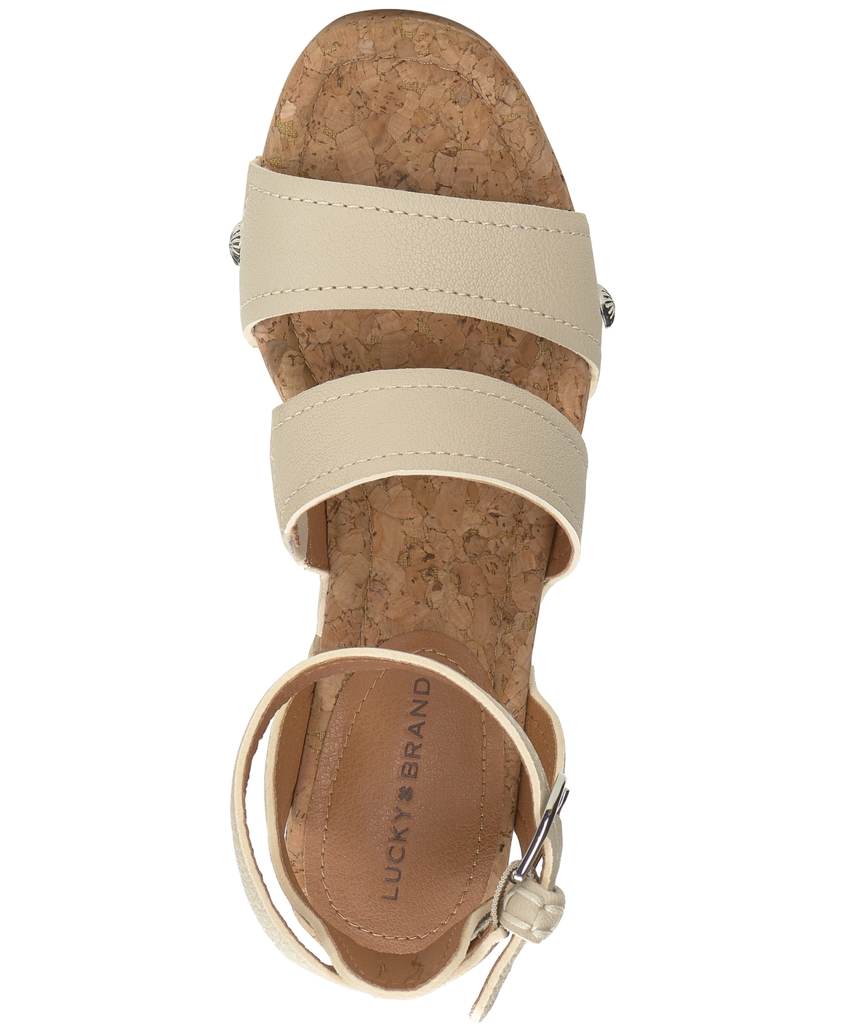 Lucky Brand Women's Valintina Strappy Platform Wedge Sandals
