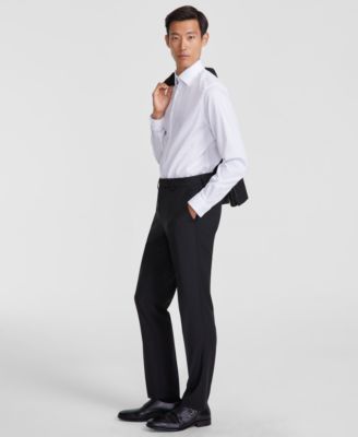 Men Modern-Fit Wool Blend Suit