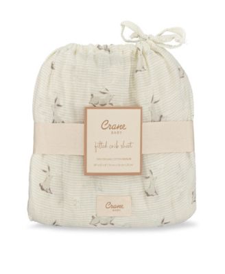 Cotton Bunny Fitted Crib Sheet