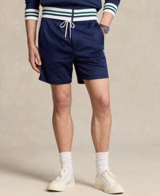 폴로 랄프로렌 Polo Ralph Lauren Mens Athletic Fleece Shorts,Newport Navy/white