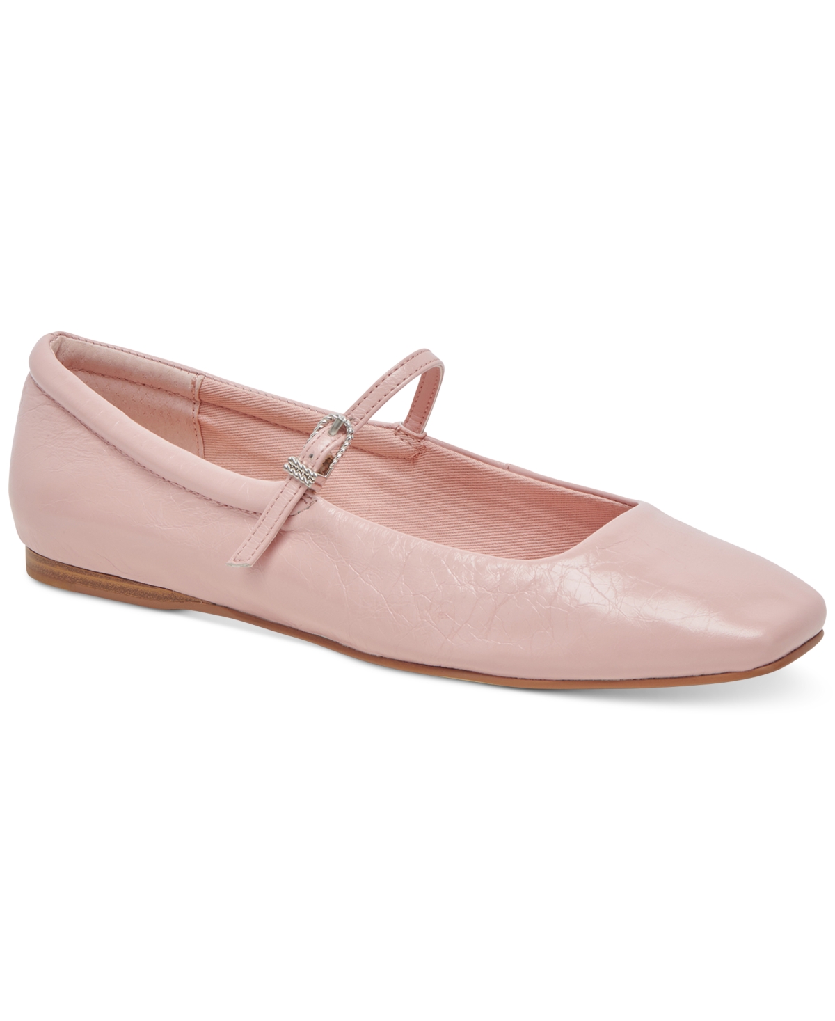 Dolce Vita Women's Reyes Mary Jane Flats In Pink Crinkle Patent