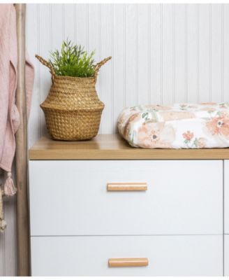 Parker Quilted Change Pad Cover - Floral