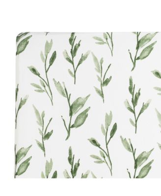 Parker Fitted Crib Fitted Sheet - Leaf