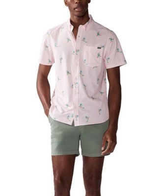 Chubbies - Men's Parrot Party Short Sleeve Button-Down Performance Shirt