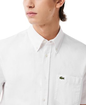 Men's Short Sleeve Button-Down Oxford Shirt