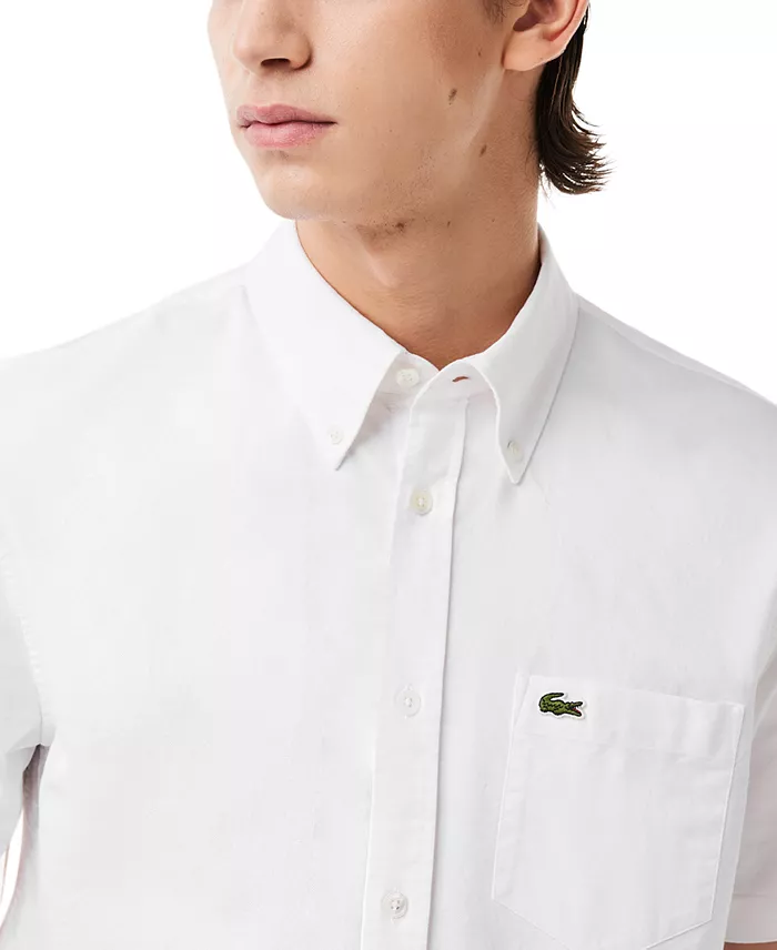Men's Short Sleeve Button-Down Oxford Shirt - thumbnail 8