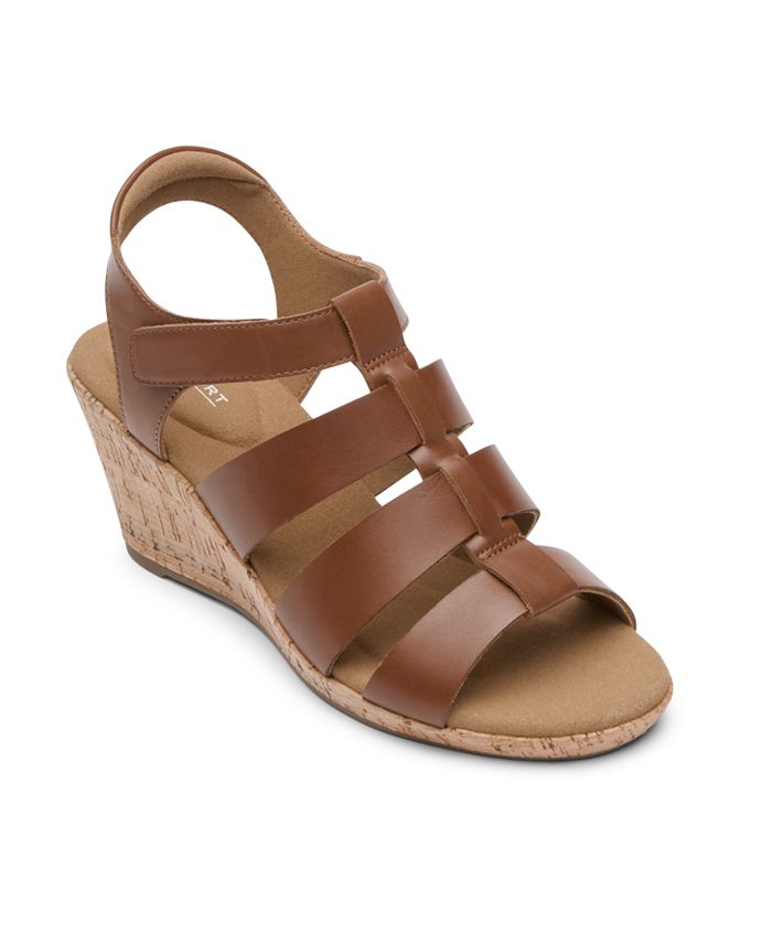 Rockport Women's Briah New Gladiator Wedge Sandal Macy's
