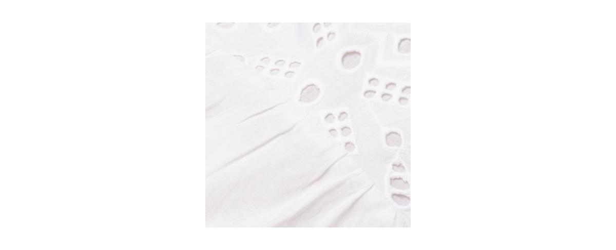 SERAPHINE WOMEN'S BRODERIE ANGLAISE COTTON MATERNITY NURSING TOP 