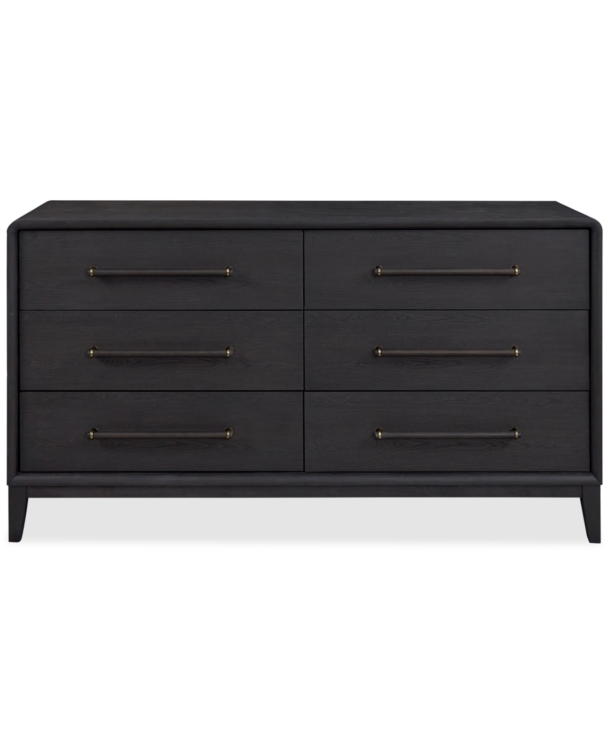 Shop Macy's Assemblage 3pc Bedroom Set (king Bed, Dresser, & Nightstand) In Black