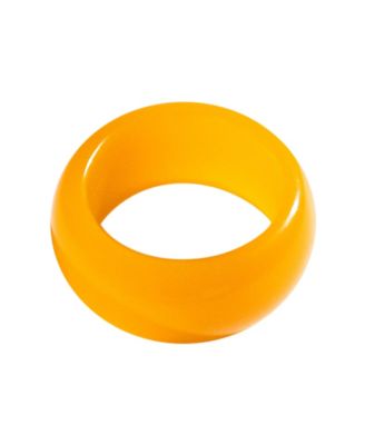 Mandarin — Orange jade stone ring