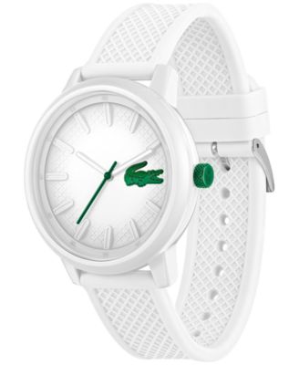 Unisex L.12.12. White Silicone Strap Watch 48mm