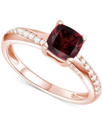 Amethyst (3/4 ct. t.w.) & Lab-Grown White Sapphire (1/6 ct. t.w.) in 14k Gold-Plated Sterling Silver (Also Available in Additional Gemstones)