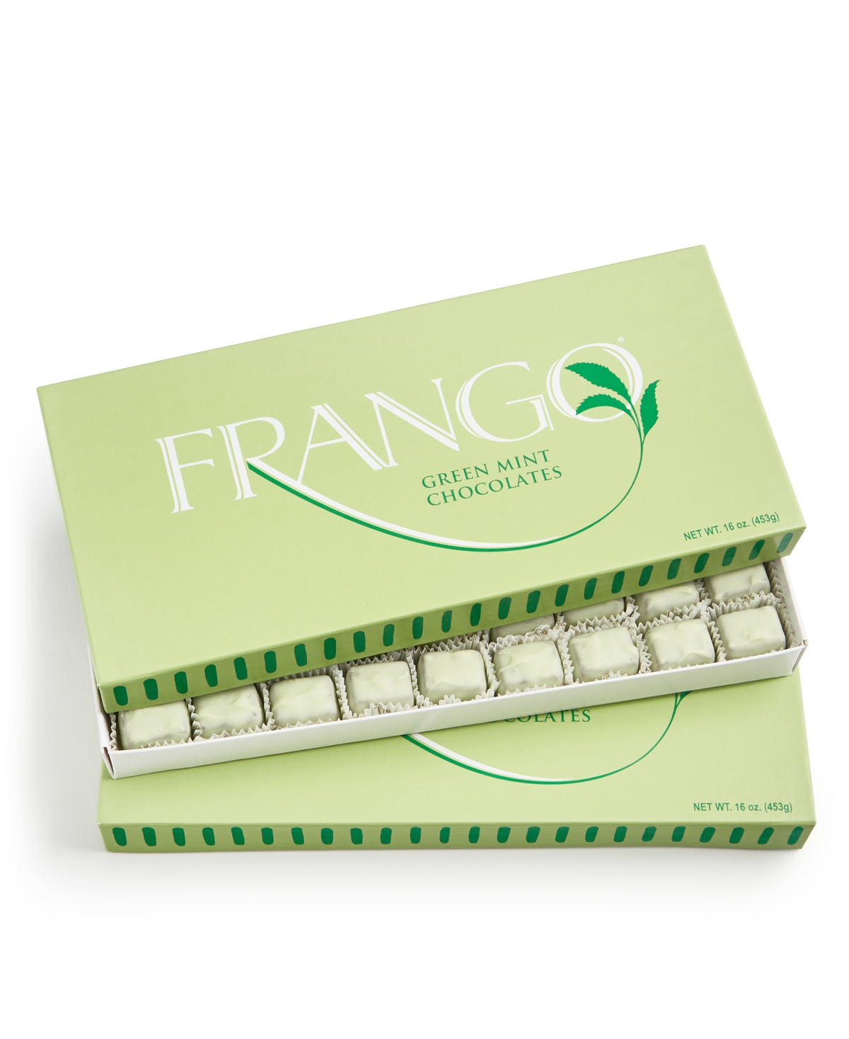 Frango Chocolates 2 Pack Holiday 1 Lb Green Mint Wrapped Box of Chocolates, Created for Macy's