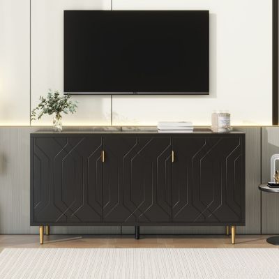 Adjustable Shelves TV Stand for 70" TV