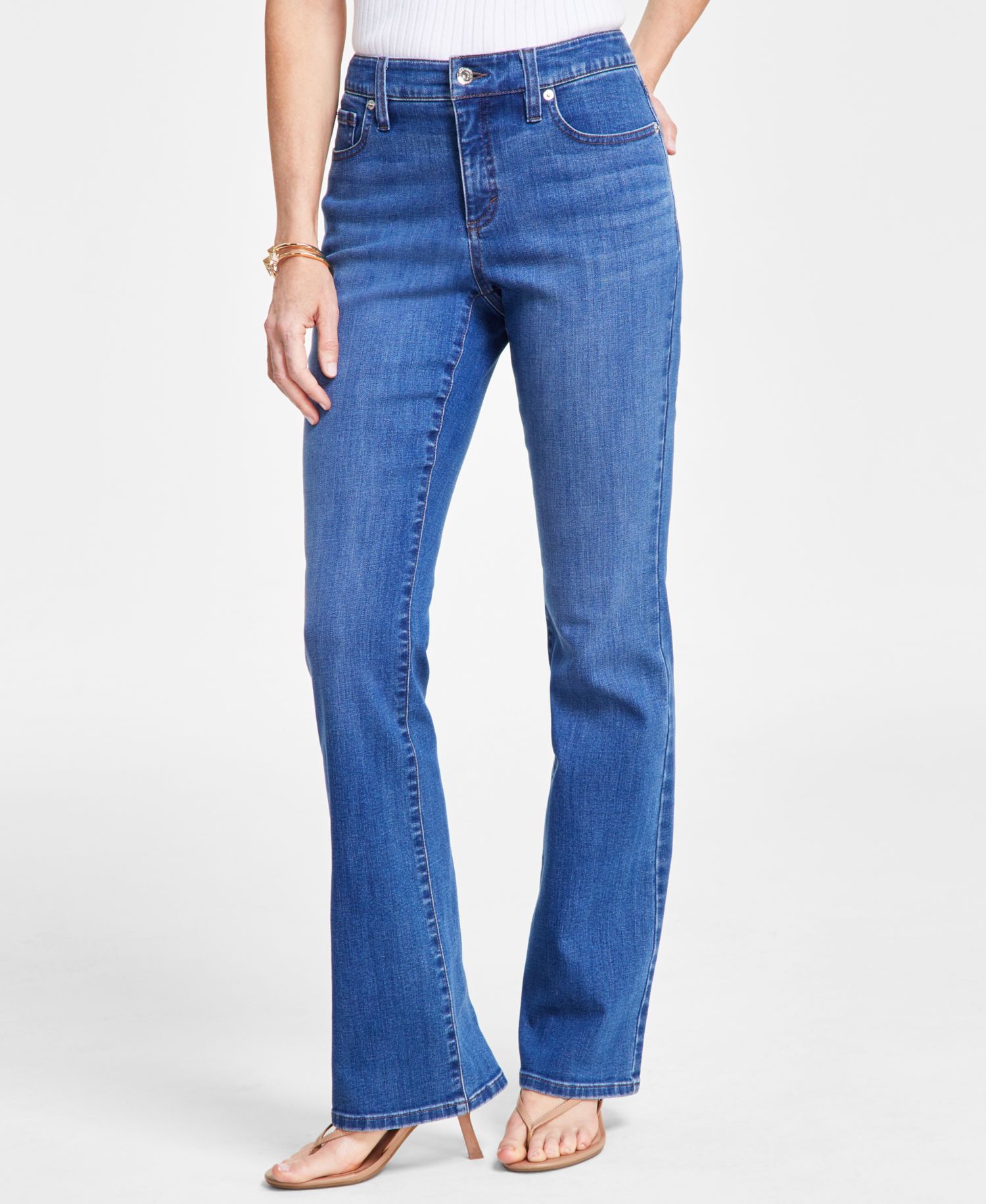 Women's Mid-Rise Bootcut Jeans