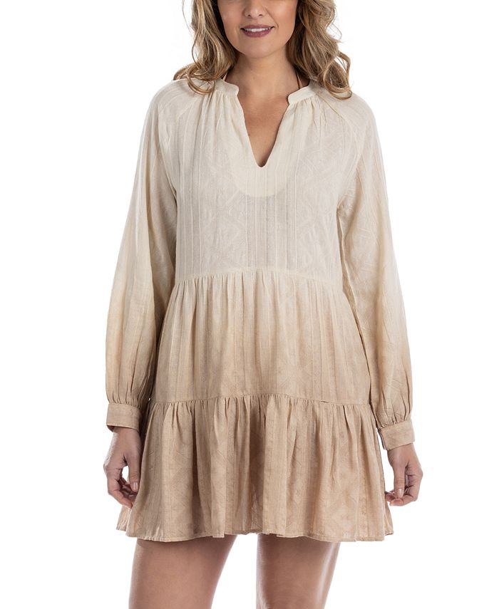 Dotti Women's Ombre Cotton Swim CoverUp Dress Macy's