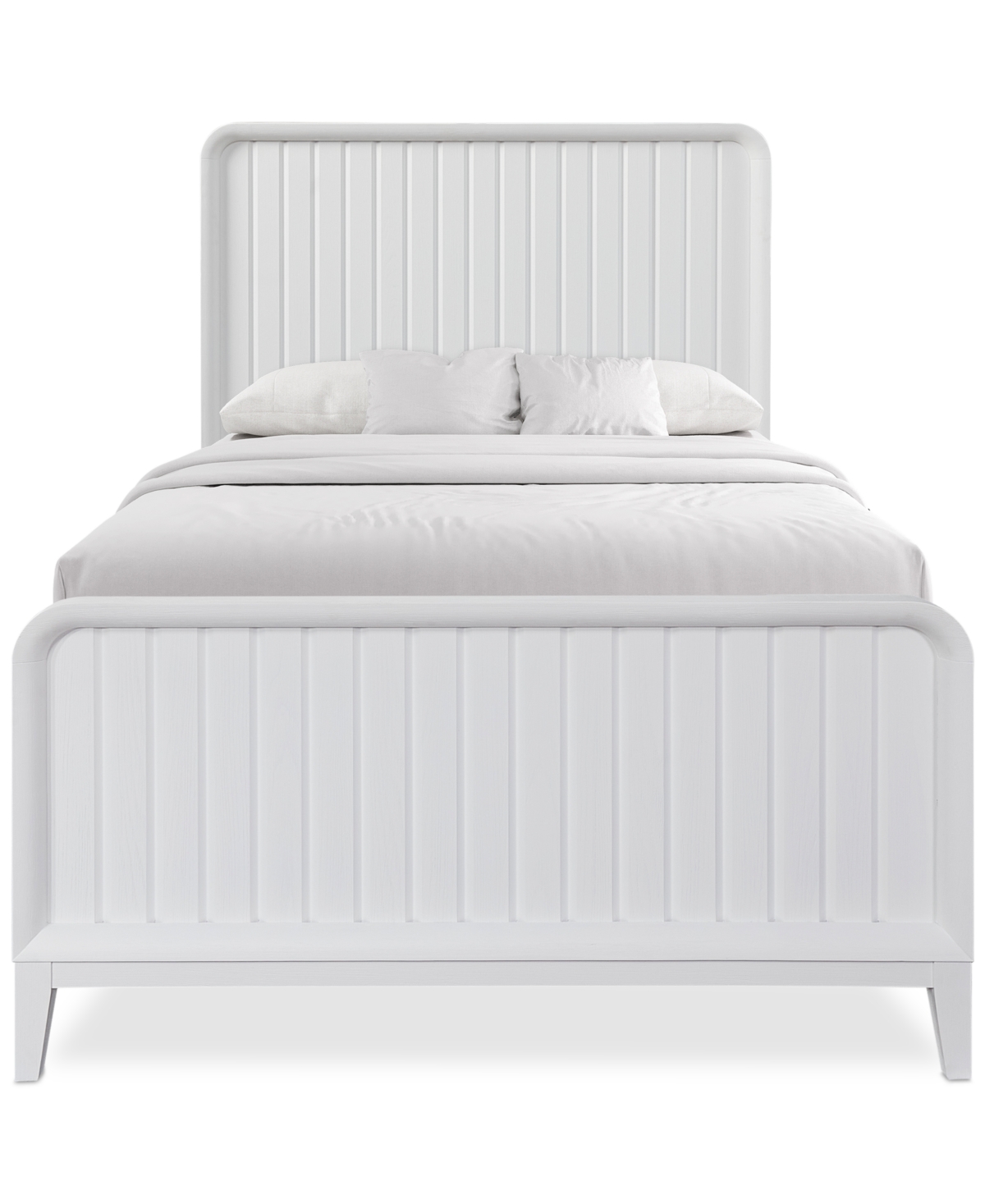 Shop Macy's Assemblage Full Bed In White