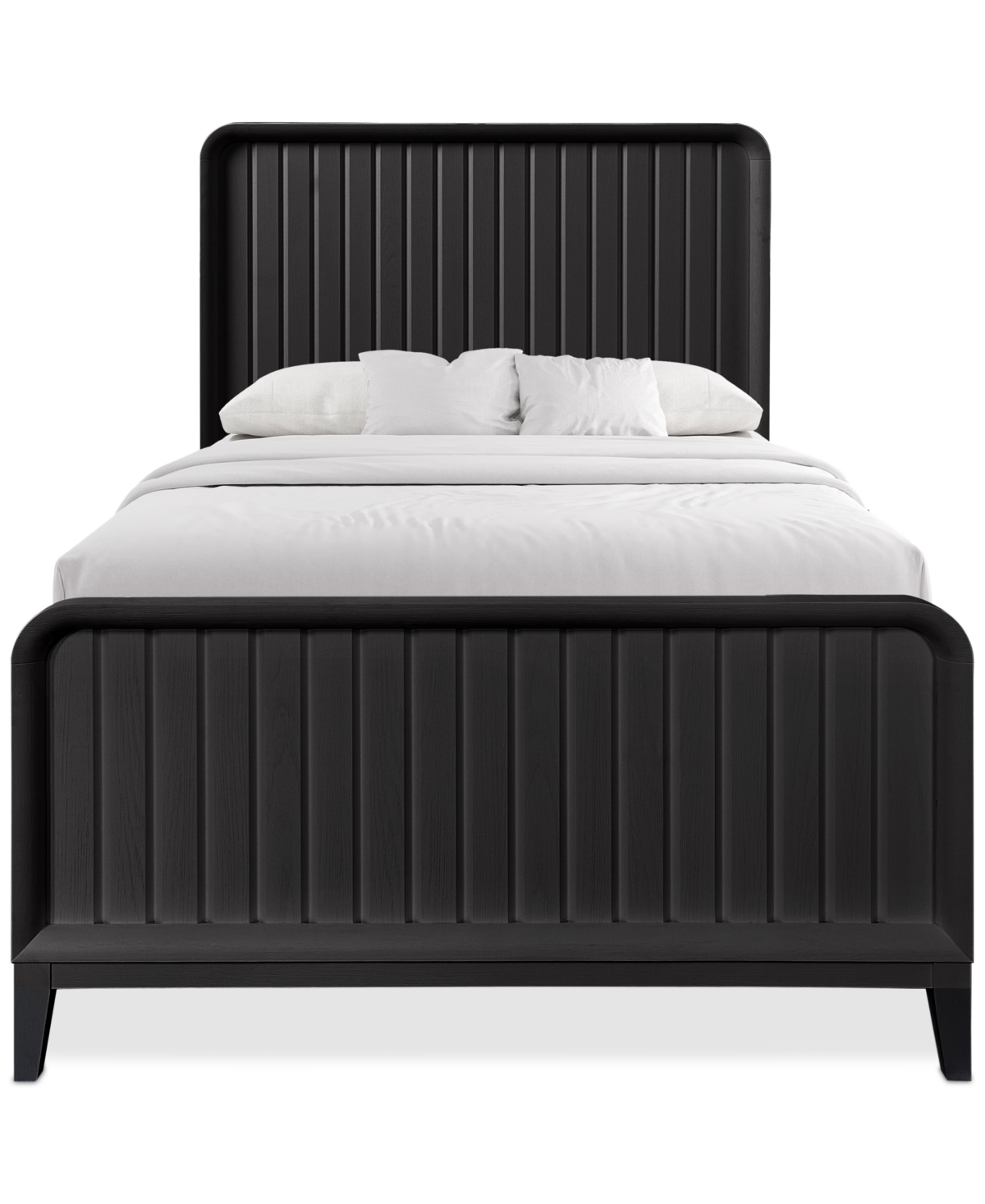 Shop Macy's Assemblage Full Bed In Black