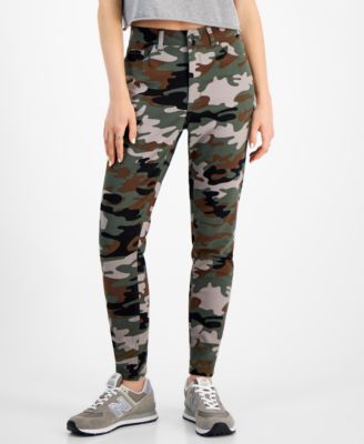 High Waisted Camouflage Skinny Jeans Camo Ripped Jeans Womens Shop