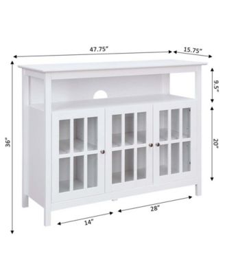 47.75" Big Sur Deluxe TV Stand with Cabinets and Shelf