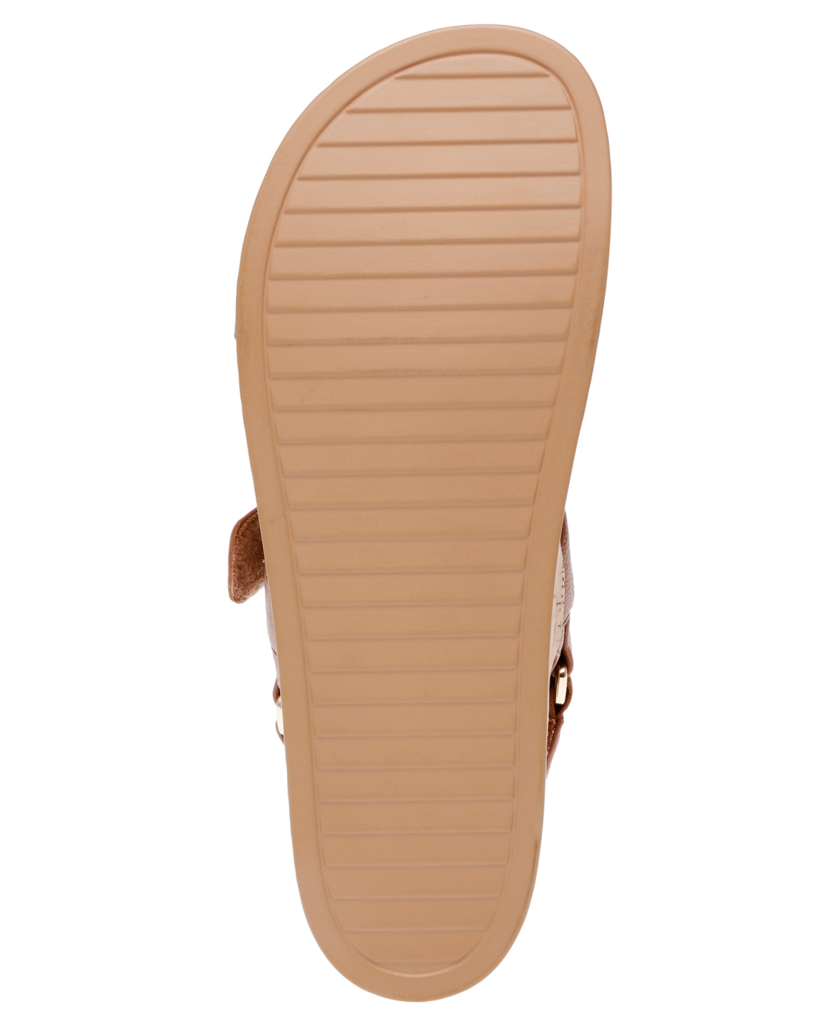 Anne Klein Verse Womens Woven Adjustable Platform Sandals In Cognac
