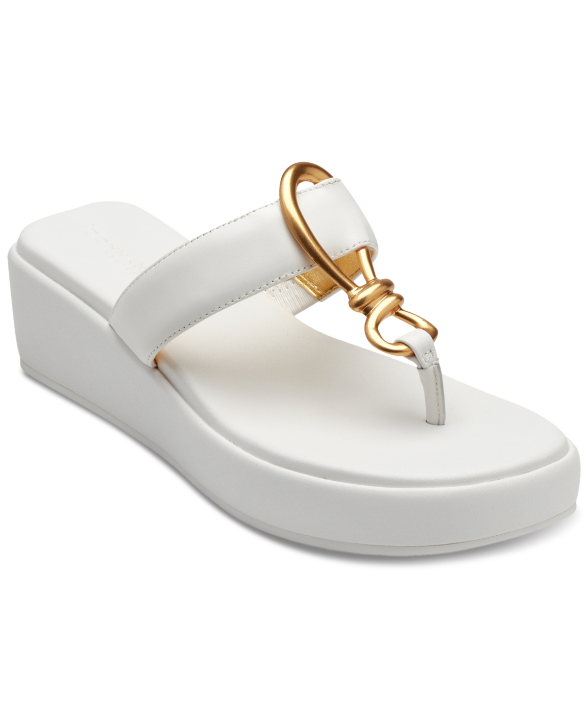Harlyn Hardware Wedge Sandals - Bright White