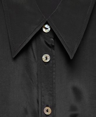 Women's Pockets Flowy Shirt