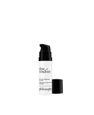 philosophy - Dose Of Wisdom Dark Circle Brightening Eye Cream, 0.5 oz.