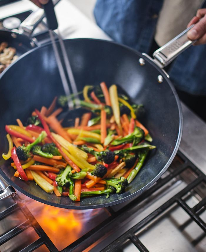 Joseph Joseph Space Ceramic Nonstick 12.5" FoldingHandle Wok Macy's