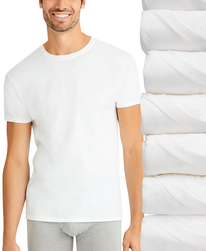 Hanes Ultimate® ComfortSoft® Men’s Crewneck Undershirt, 6+1 Bonus Pack ...