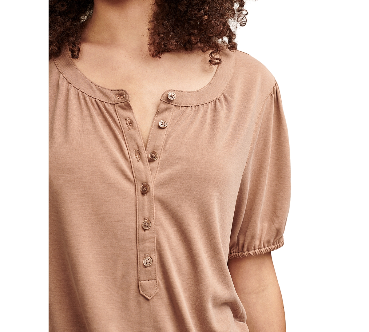 Lucky Brand Women's Sandwash Peasant Top