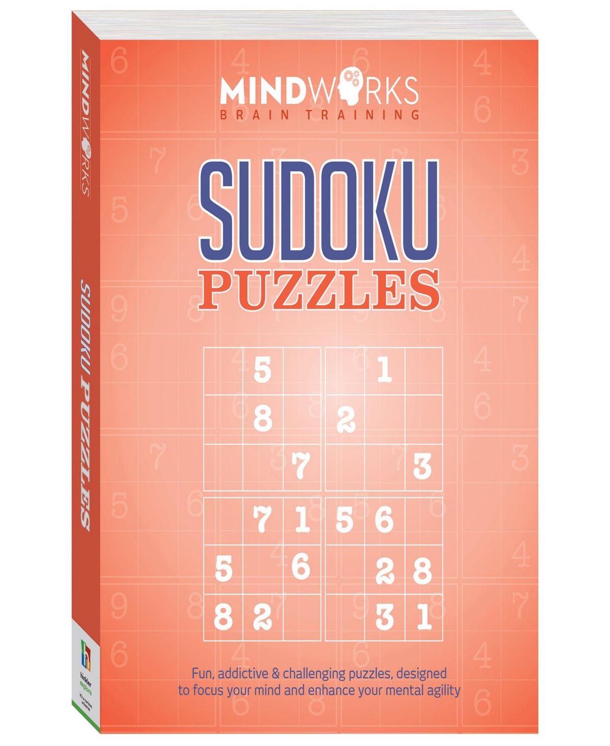 Mindworks - Sudoku Puzzles Puzzle Book In Red