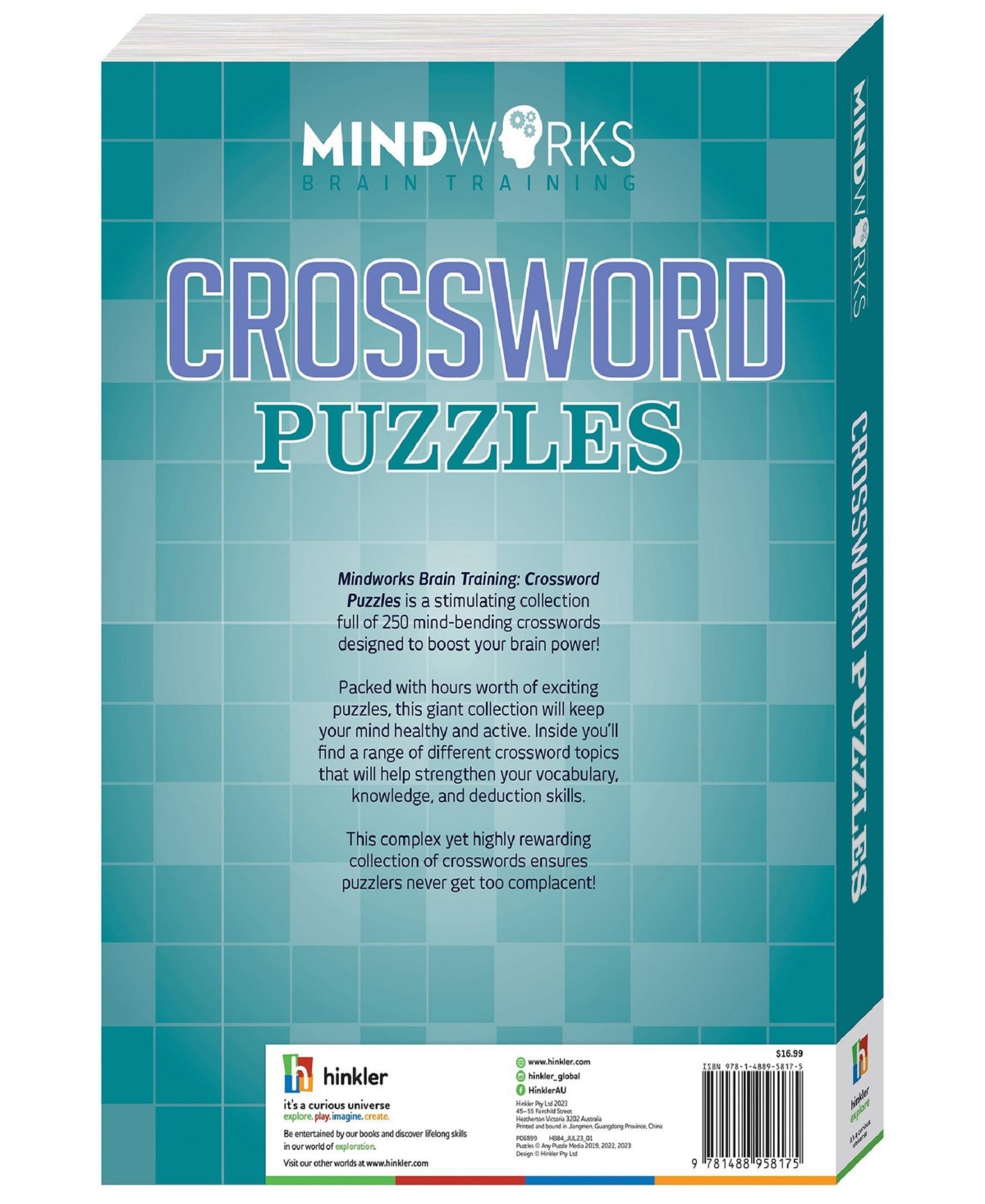 Shop Mindworks - Crossword Puzzles Puzzle Book In Multi