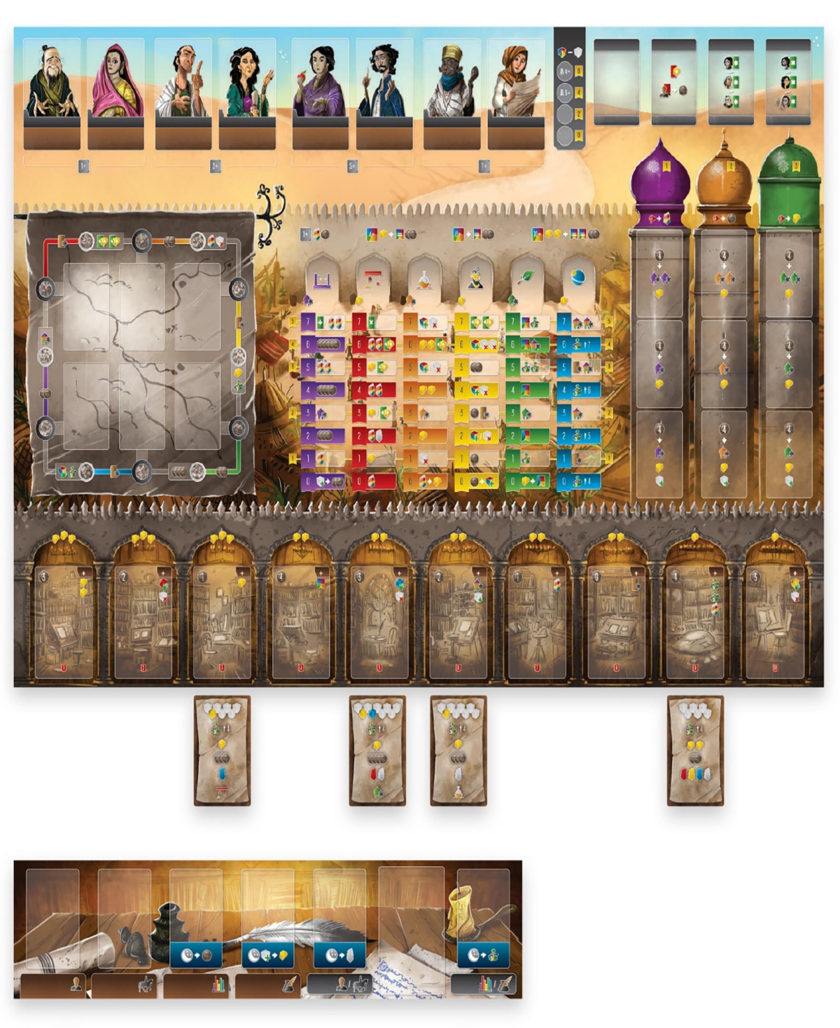 Shop Renegade Game Studios - Scholars Of The South Tigris Board Game In Multi
