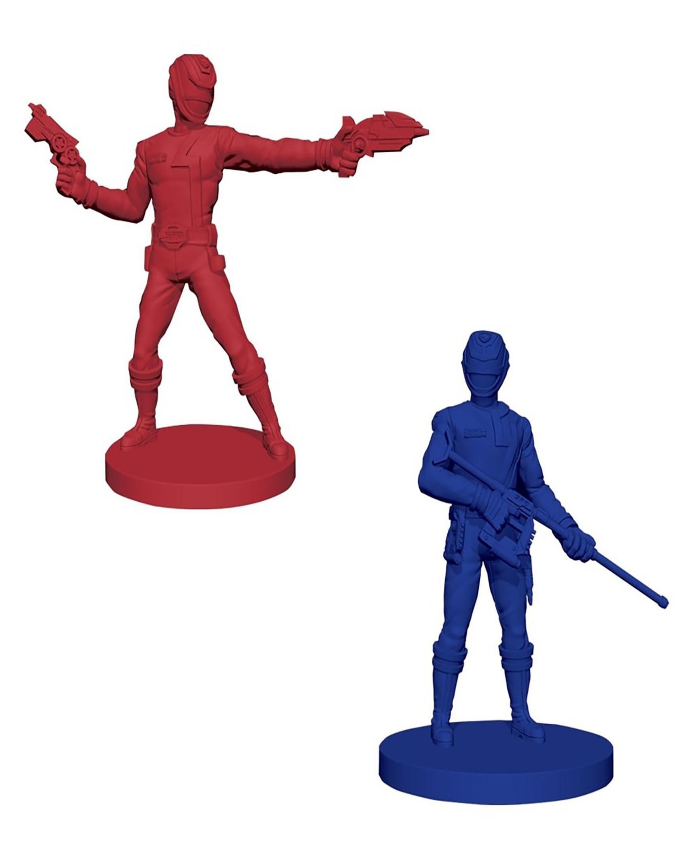 Детские настольные игры Renegade Game Studios Power Rangers Heroes of The Grid S.P.D. Ranger Pack Expansion Cooperative Strategy Board Game, Ages 14+ — фото 4